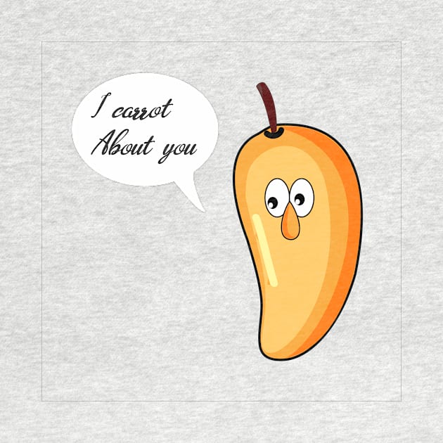 I carrot about you pun t shirt by maskot100